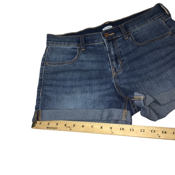 Old Navy Blue Denim Stretch Jean Shorts - Women’s Size 6 - Picture 6 of 12
